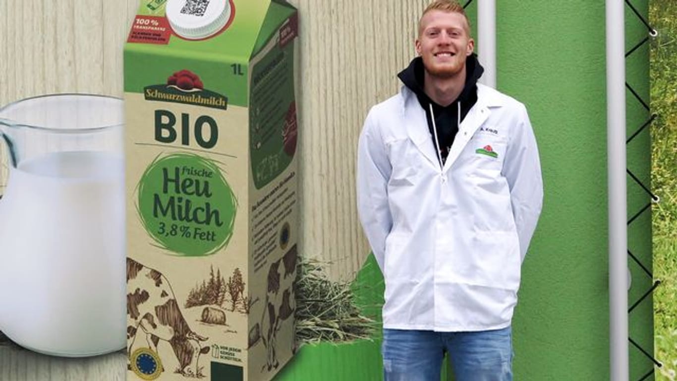 Adrian Kreutz macht bei Schwarzwaldmilch eine Ausbildung zum Milchtechnologen.