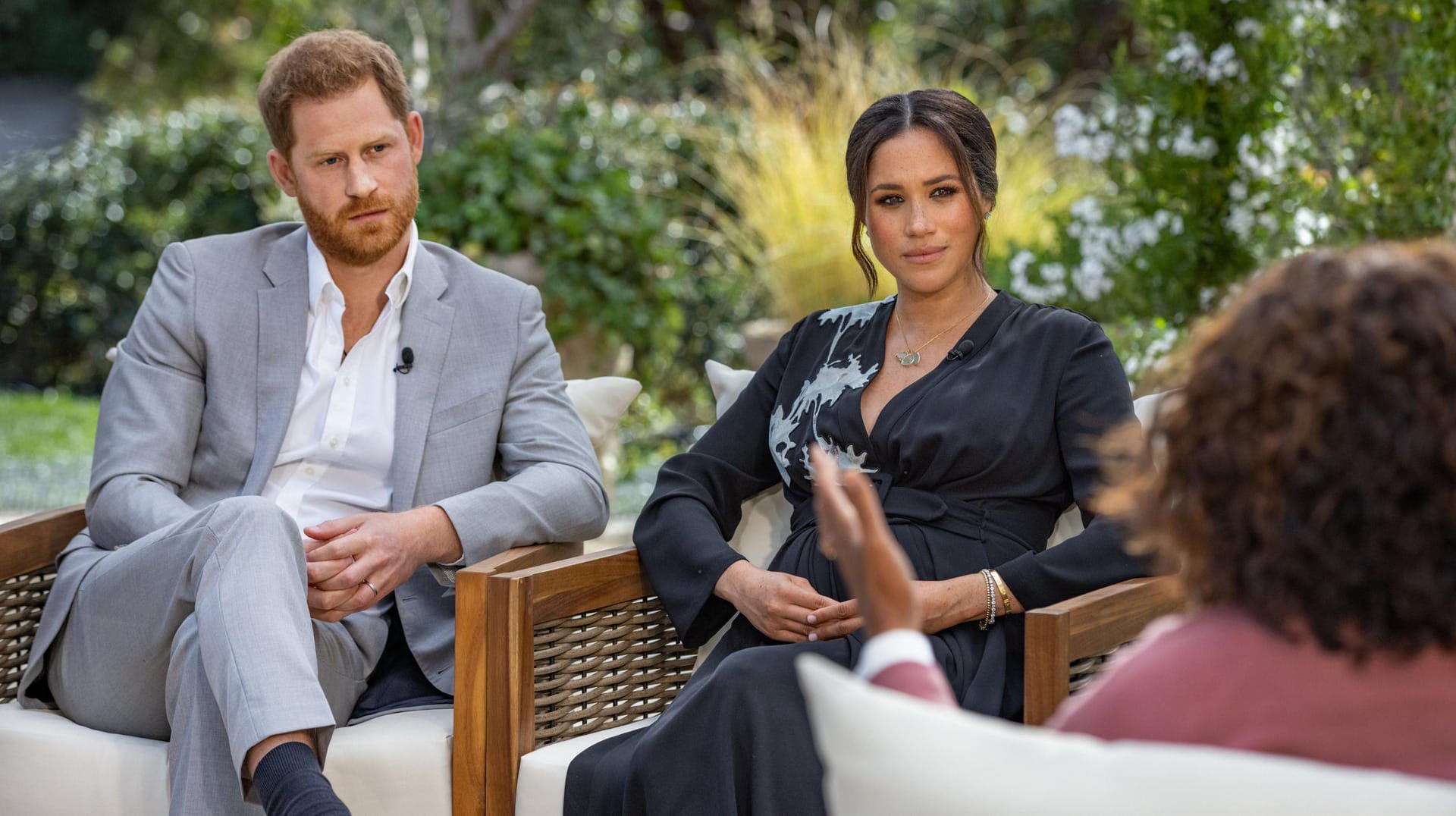 Harry und Meghan im Gespräch mit Oprah Winfrey.