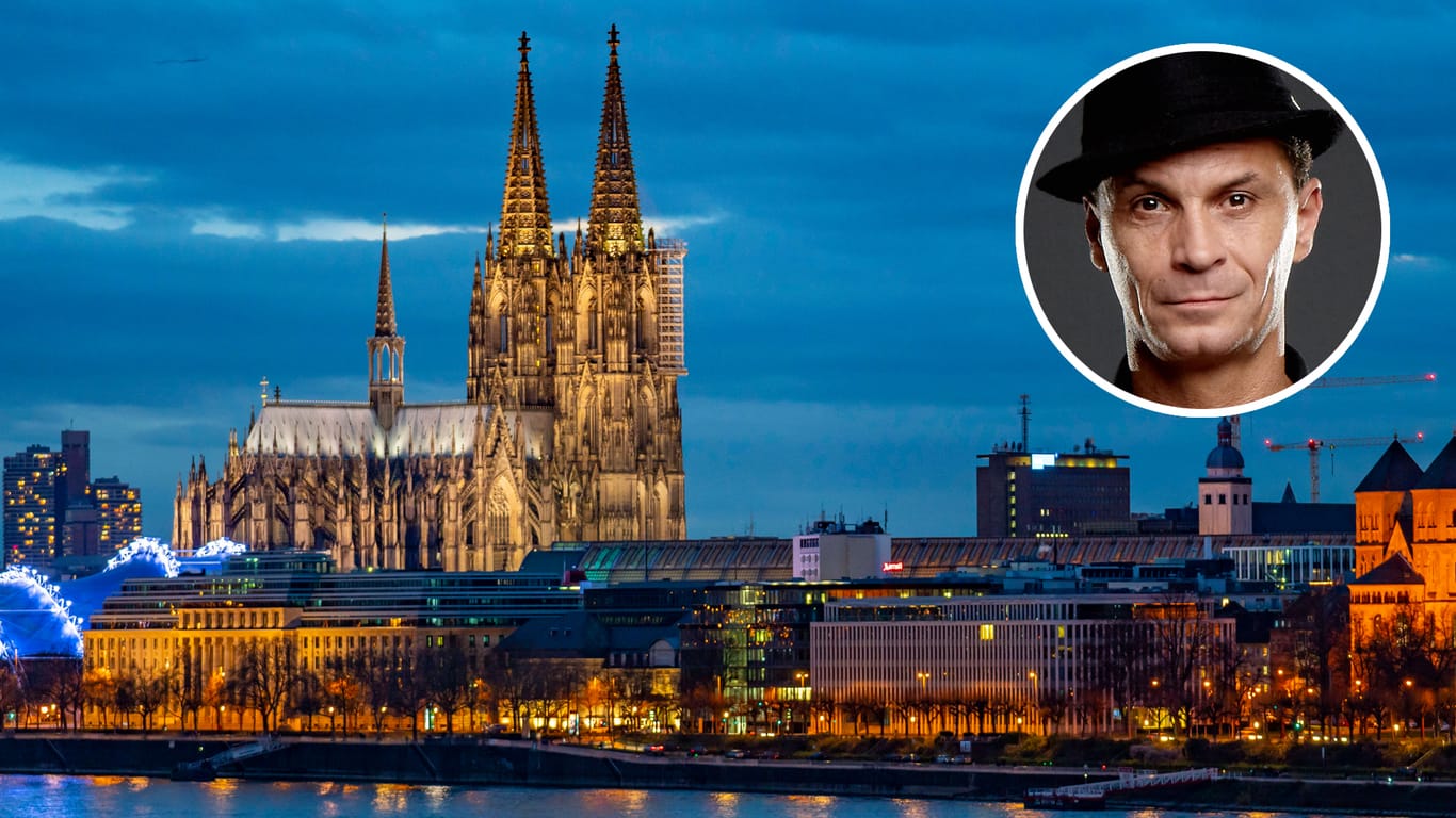 Der Kölner Dom in der Abenddämmerung: Peter Brings schreibt regelmäßig darüber was ihn bewegt. Er findet, seiner Heimatstadt Köln würde etwas mehr Kölscher Klüngel wieder gut tun.