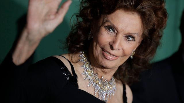 Sophia Loren 2019 in Mailand bei der Verleihung der "Green Carpet Fashion Awards".