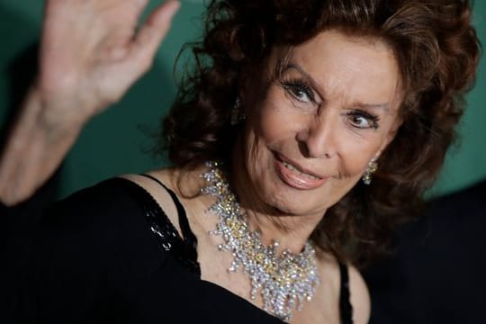 Sophia Loren 2019 in Mailand bei der Verleihung der "Green Carpet Fashion Awards".