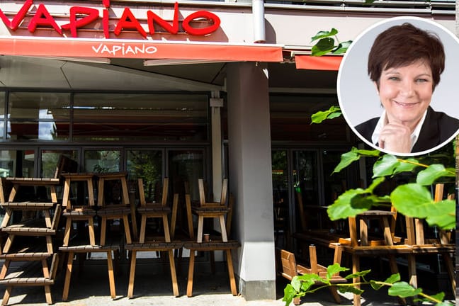 Ein geschlossenes Vapiano-Restaurant (Symbolbild): Die Wirtschaftskolumnistin Ursula Weidenfeld hält die staatlichen Unternehmenshilfen für falsch konzipiert.