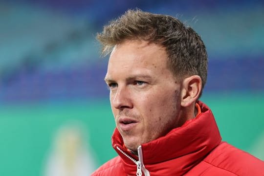 Leipzigs Trainer Julian Nagelsmann wünscht Joachim Löw einen glorreichen Abschluss.