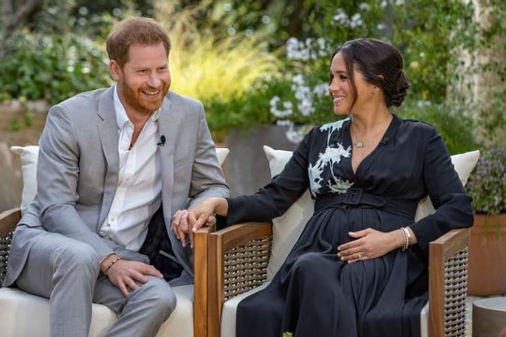 Prinz Harry und seine Ehefrau Herzogin Meghan beim Interview.