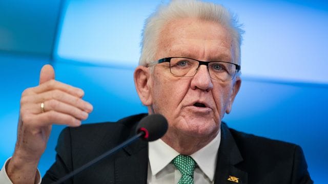 Baden-Württembergs Ministerpräsident Winfried Kretschmann (Grüne) Baden-Württembergs Ministerpräsident Winfried Kretschmann (Grüne)