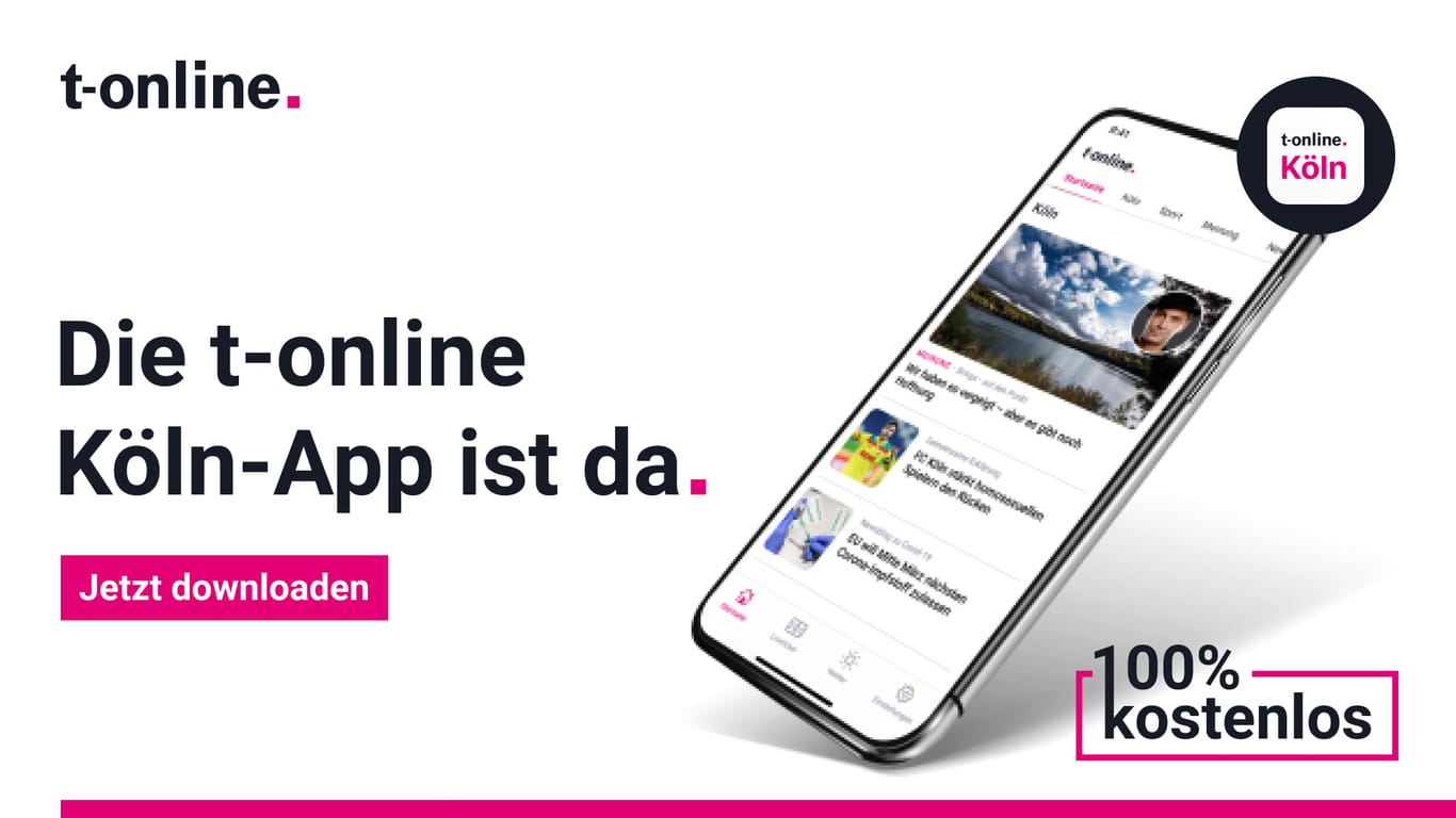 Werbekampagne zum Launch der t-online Köln-App
