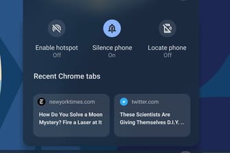 Der Phone Hub verbindet Chromebooks und andere Android-Geräte.