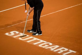 Das Tennisturnier der Damen in Stuttgart im April wird ohne Zuschauer ausgetragen.