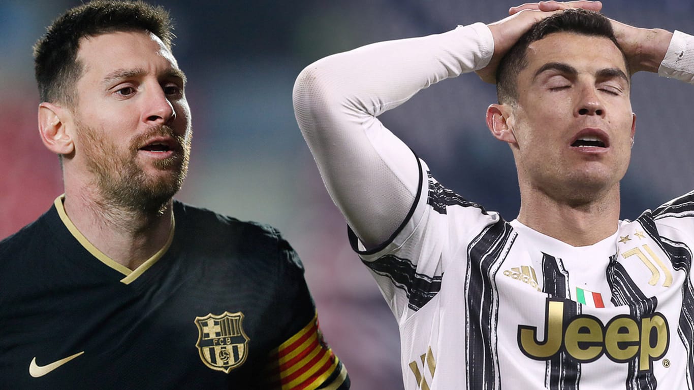 Lionel Messi und Cristiano Ronaldo: Die Ära der beiden Weltstars neigt sich dem Ende entgegen.
