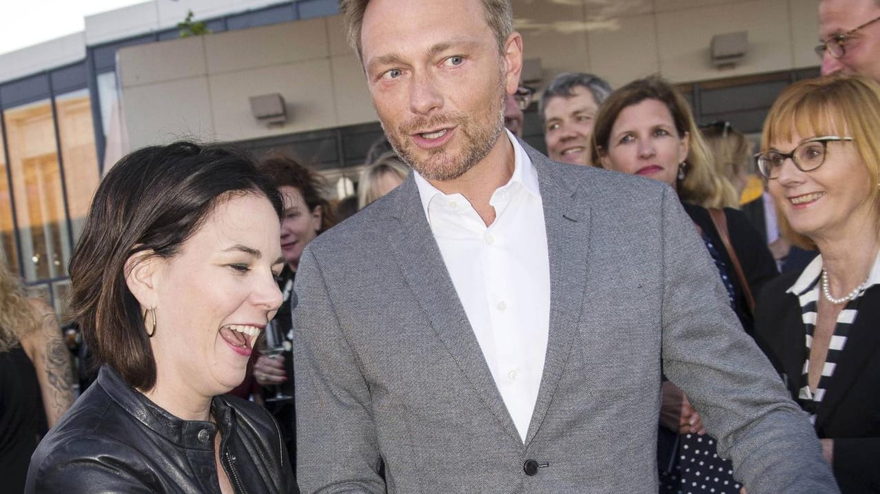 Vielleicht bald so etwas wie Beinahe-Beste-Freunde: Annalena Baerbock und Christian Lindner (Foto von 2018).