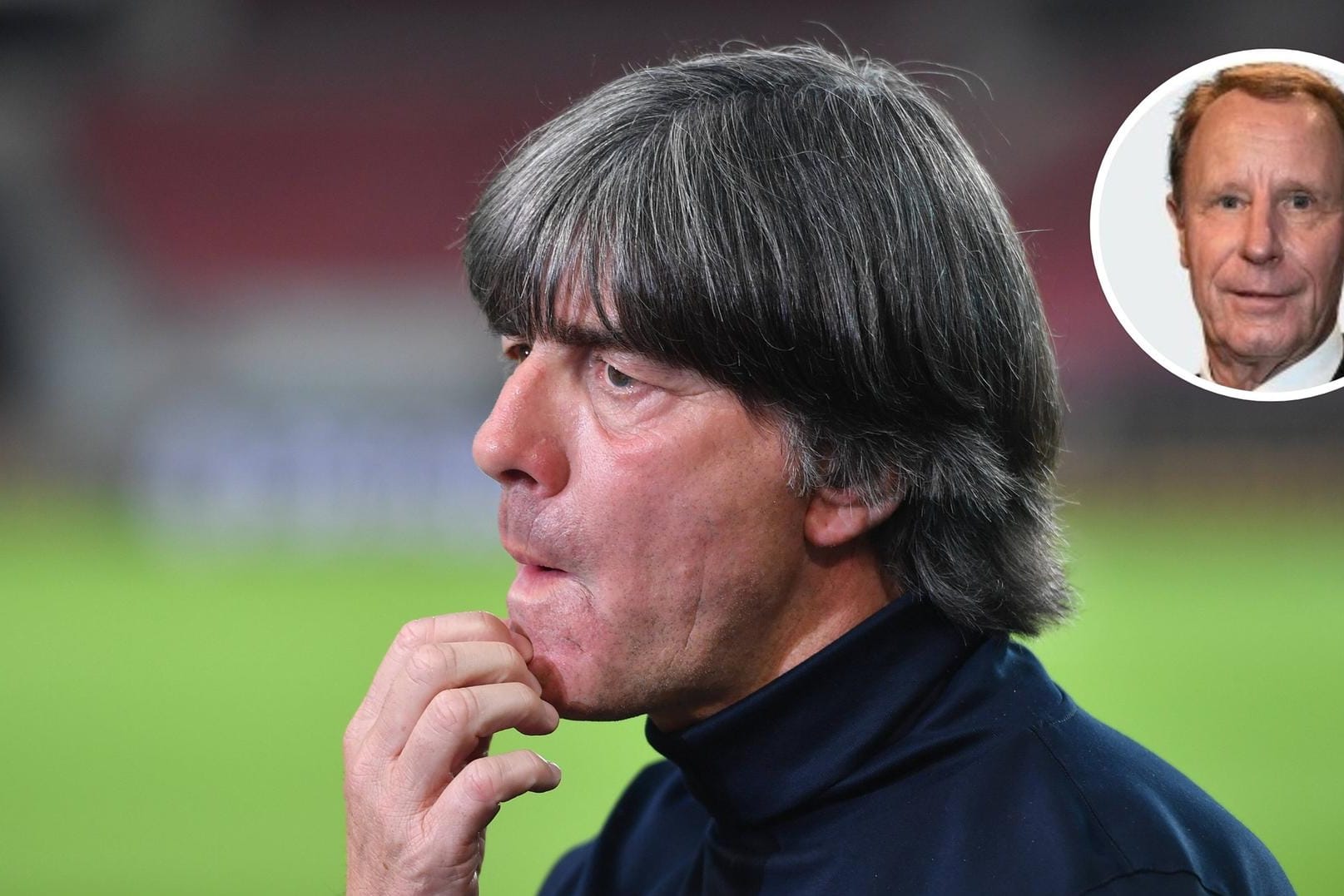 Wie könnte es für Joachim Löw nach der EM weitergehen? Darüber hat sich t-online-Kolumnist Berti Vogts (r.) Gedanken gemacht.