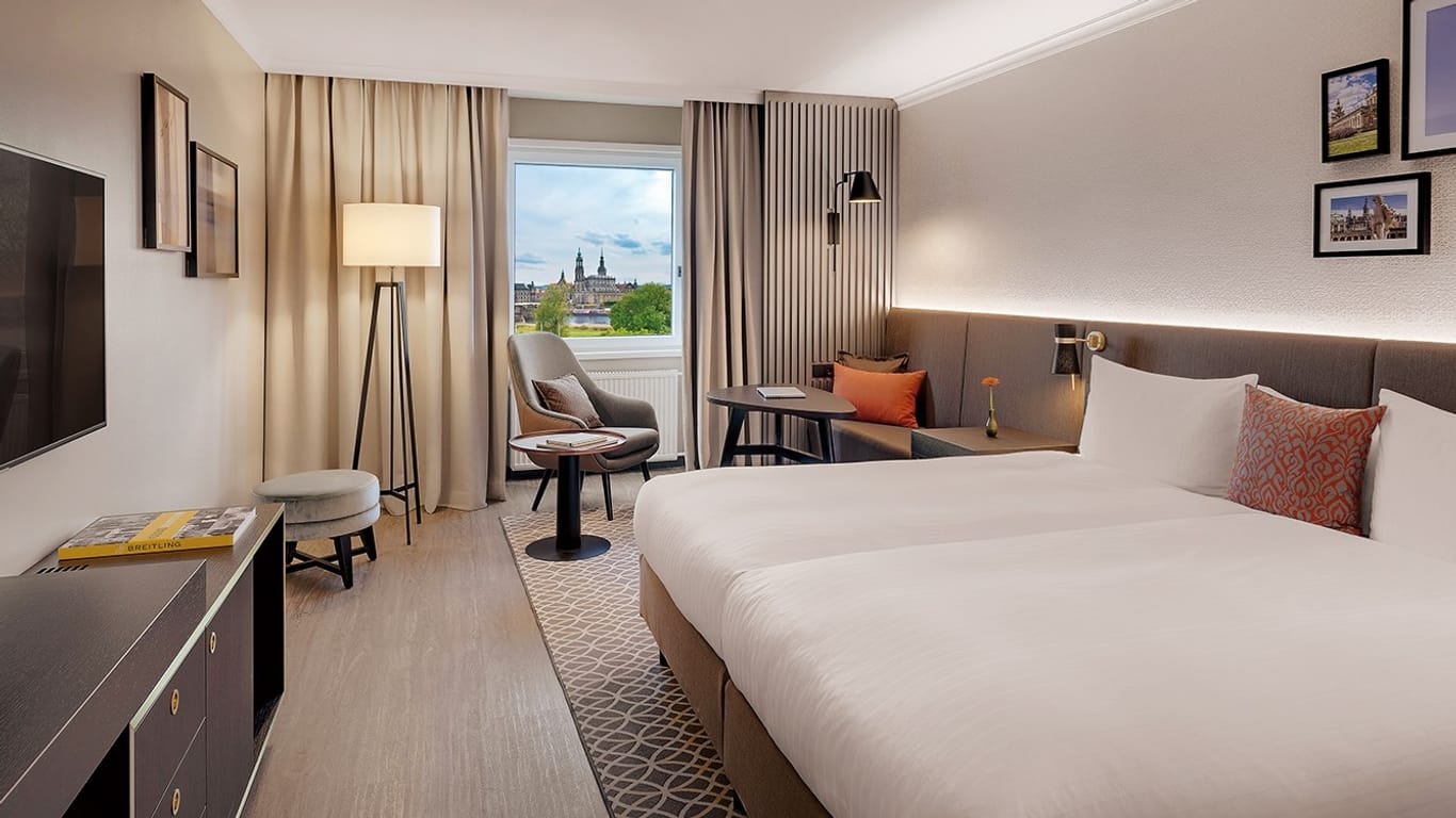 Bilderberg Bellevue Hotel: Eine Nacht im Standardzimmer kostet 89 Euro für zwei Personen.
