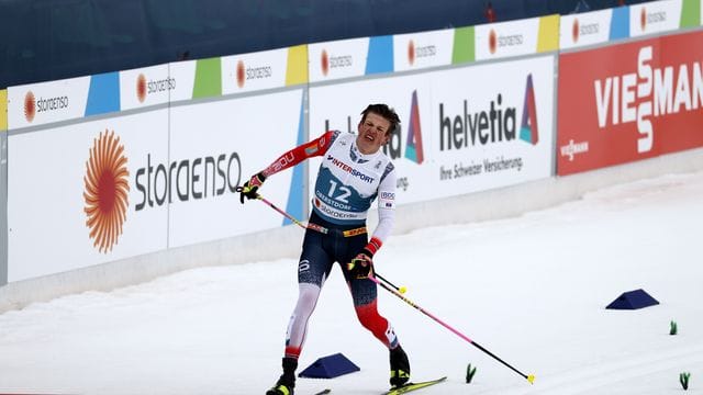 Will nicht nachträglich um WM-Gold auf juristischen Wege kämpfen: Johannes Klaebo. Will nicht nachträglich um WM-Gold auf juristischen Wege kämpfen: Johannes Klaebo.