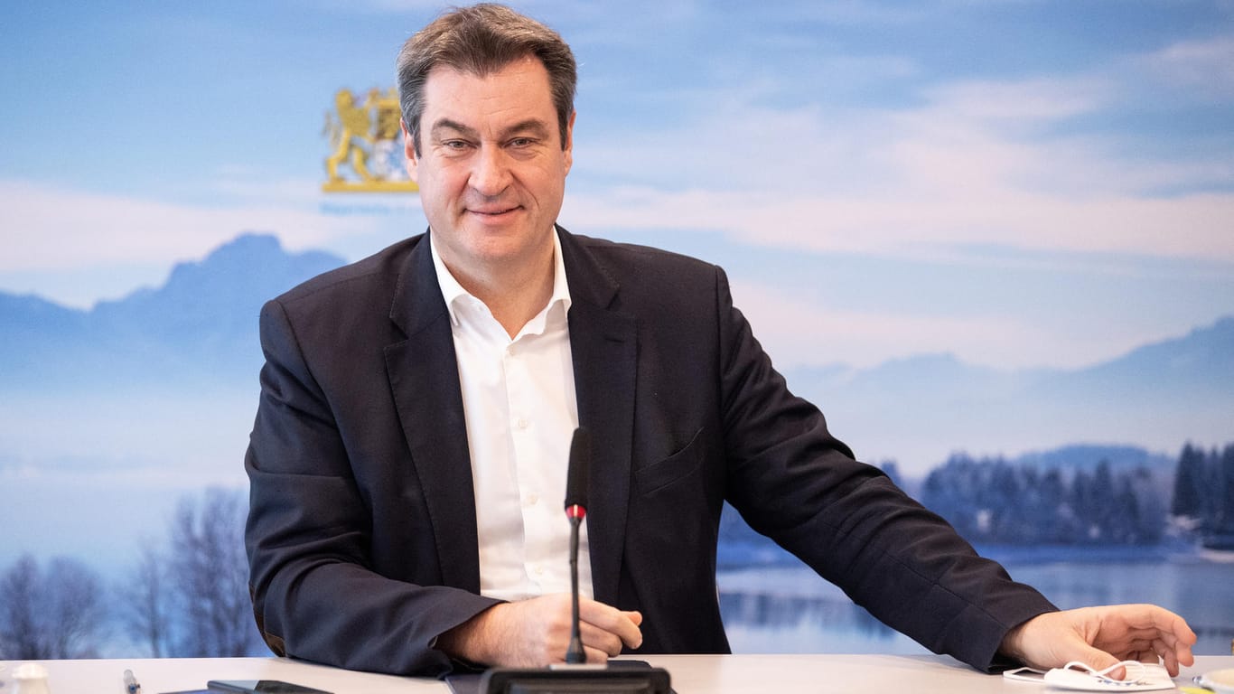 Markus Söder (CSU), Parteivorsitzender und Ministerpräsident von Bayern: Er will besonders in den Grenzgebieten zu Tschechien zusätzlichen Impfstoff stellen.