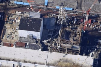 Die Ruine des Atomkraftwerks Fukushima, aufgenommen vor wenigen Wochen.
