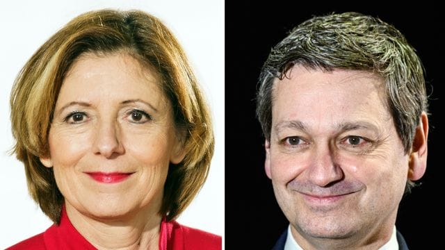 Spitzenkandidaten Malu Dreyer (SPD) und Christian Baldauf (CDU)