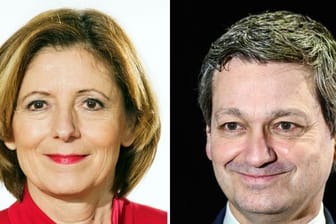 Spitzenkandidaten Malu Dreyer (SPD) und Christian Baldauf (CDU)