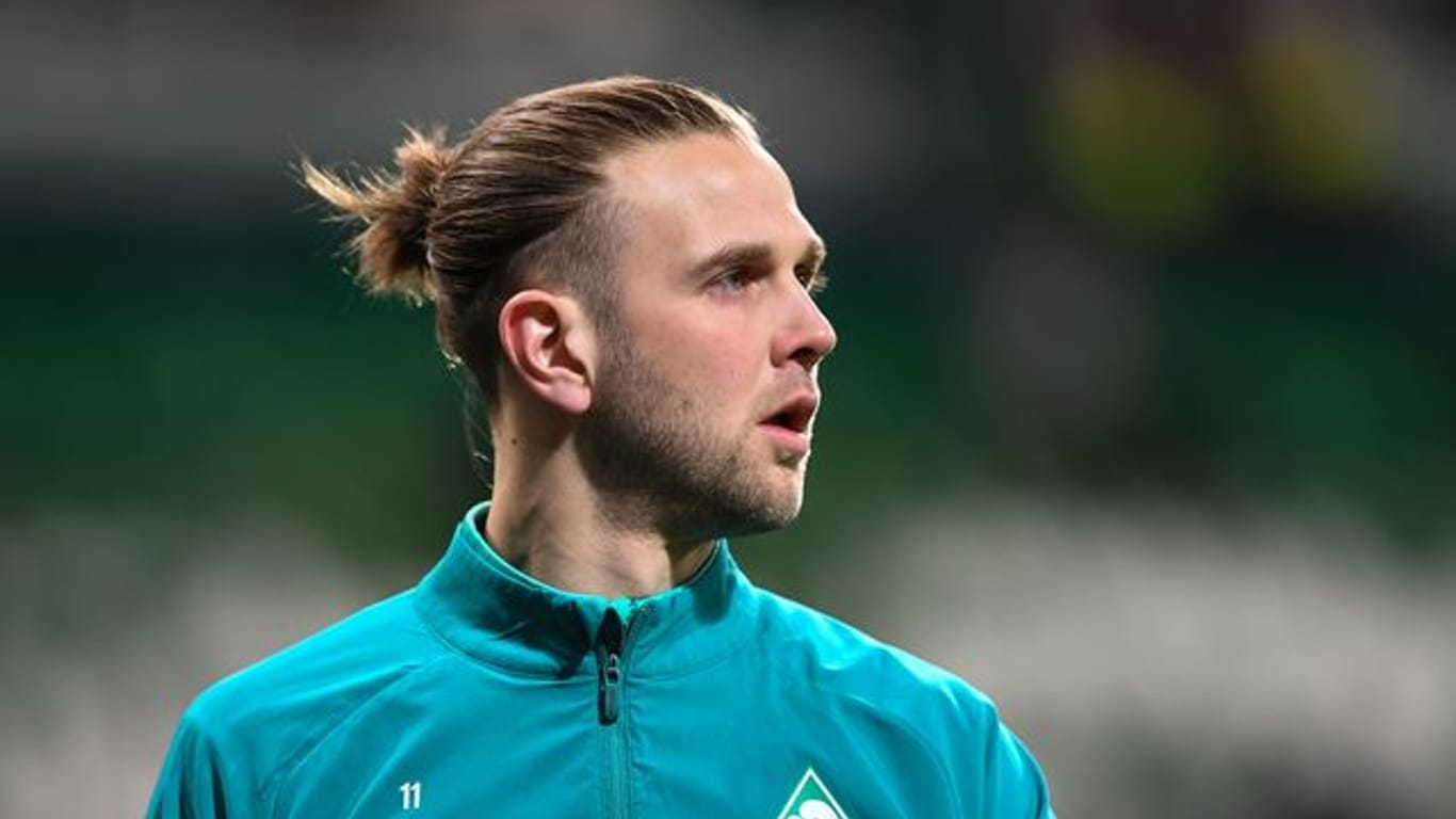Hat Probleme mit seiner Achillessehne: Werder-Angreifer Niclas Füllkrug.