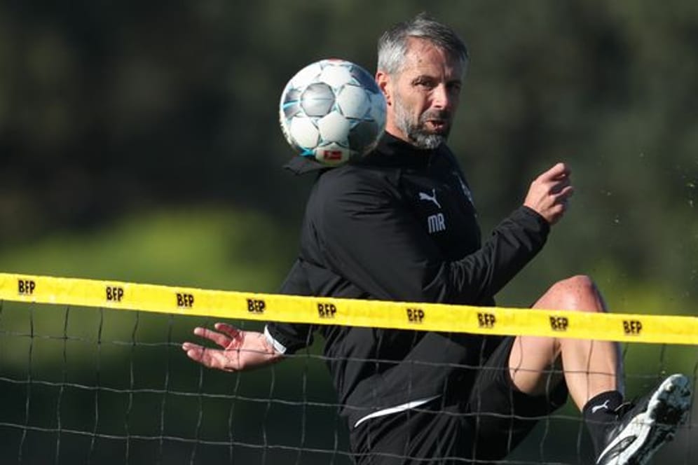 Konnte sich intensiv mit seinem Team auf das wichtige Spiel in Augsburg vorbereiten: Gladbach-Coach Marco Rose.
