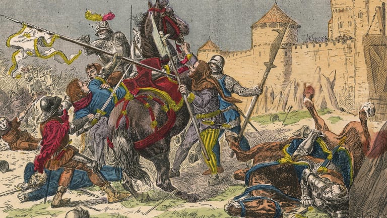 Compiègne: 1430 wurde Jeanne d'Arc dort gefangengenommen.