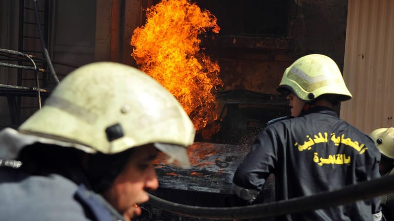 Feuerwehr in Ägypten: Immer wieder kommt es in Ägypten zu Bränden und Unfällen (Symbolbild).