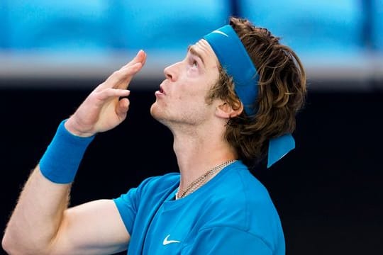 Musste für den Einzug ins Halbfinale in Doha nicht viel tun: Andrej Rubljow.