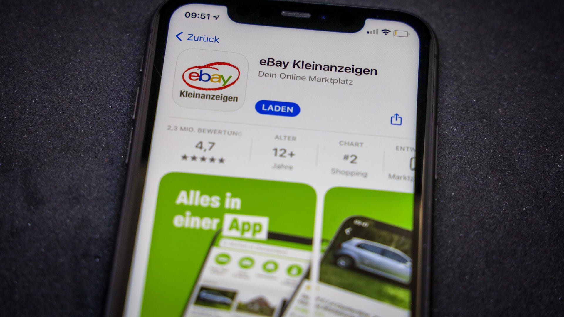 eBay Kleinanzeigen App: Der Dienst will bald Identitätsnachweis von Kunden