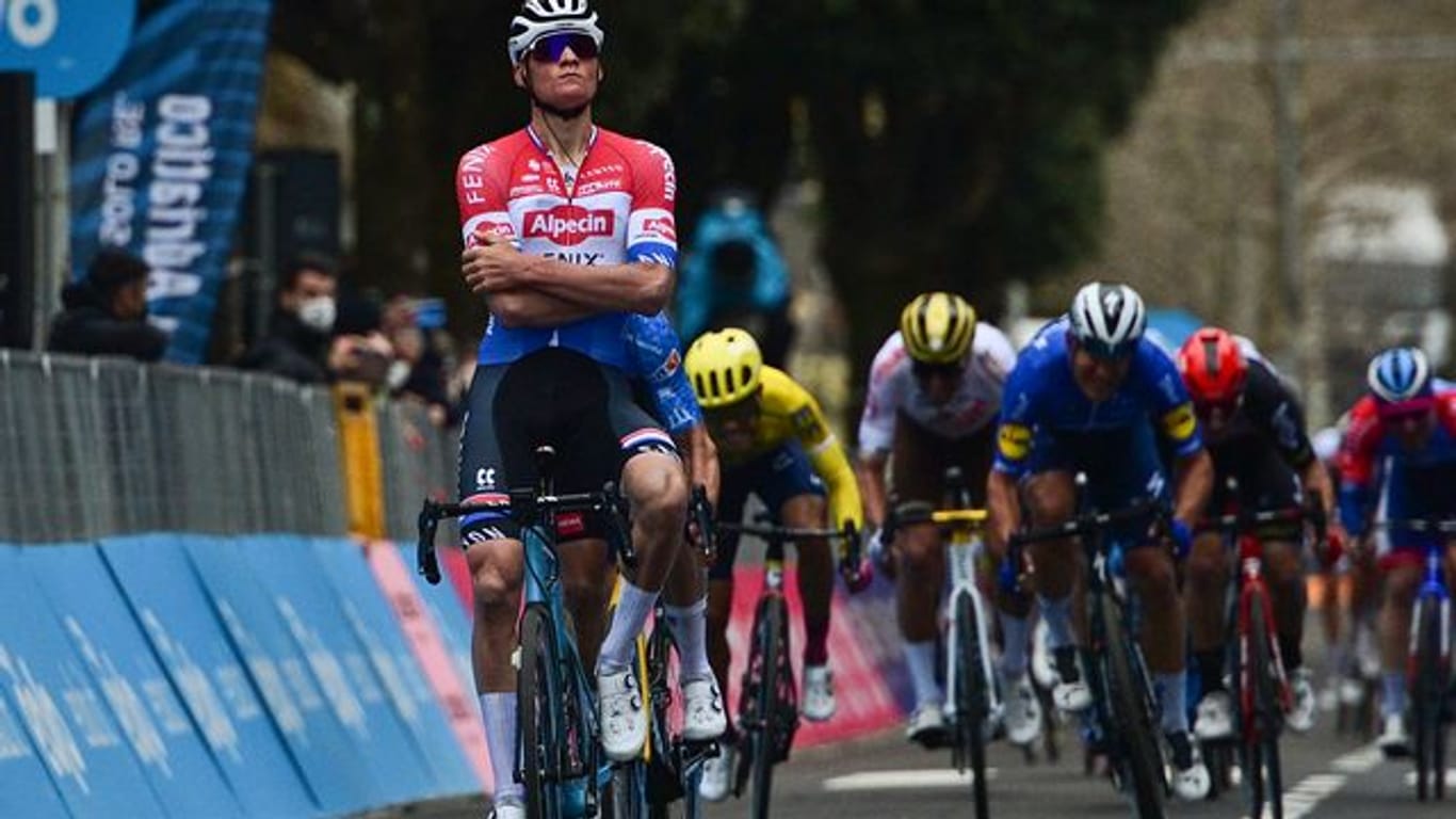 Etappensieger bei Tirreno-Adriatico: Mathieu van der Poel.
