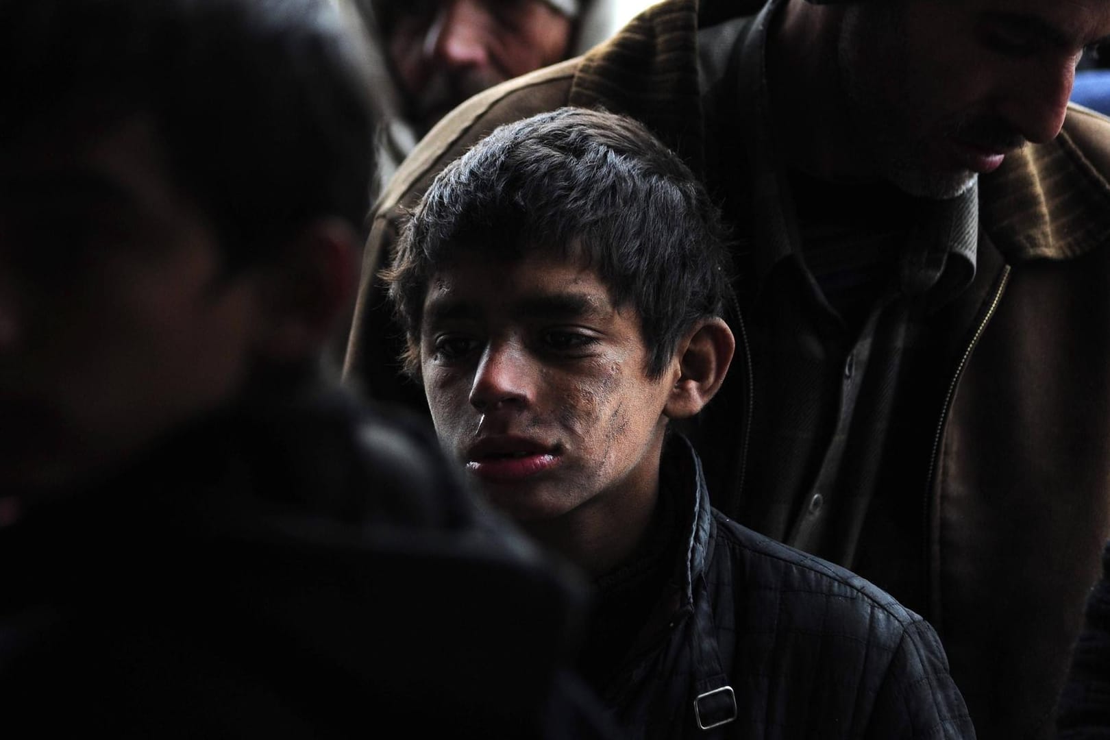 Syrer in einem Flüchtlingslager bei Aleppo (Archivbild).