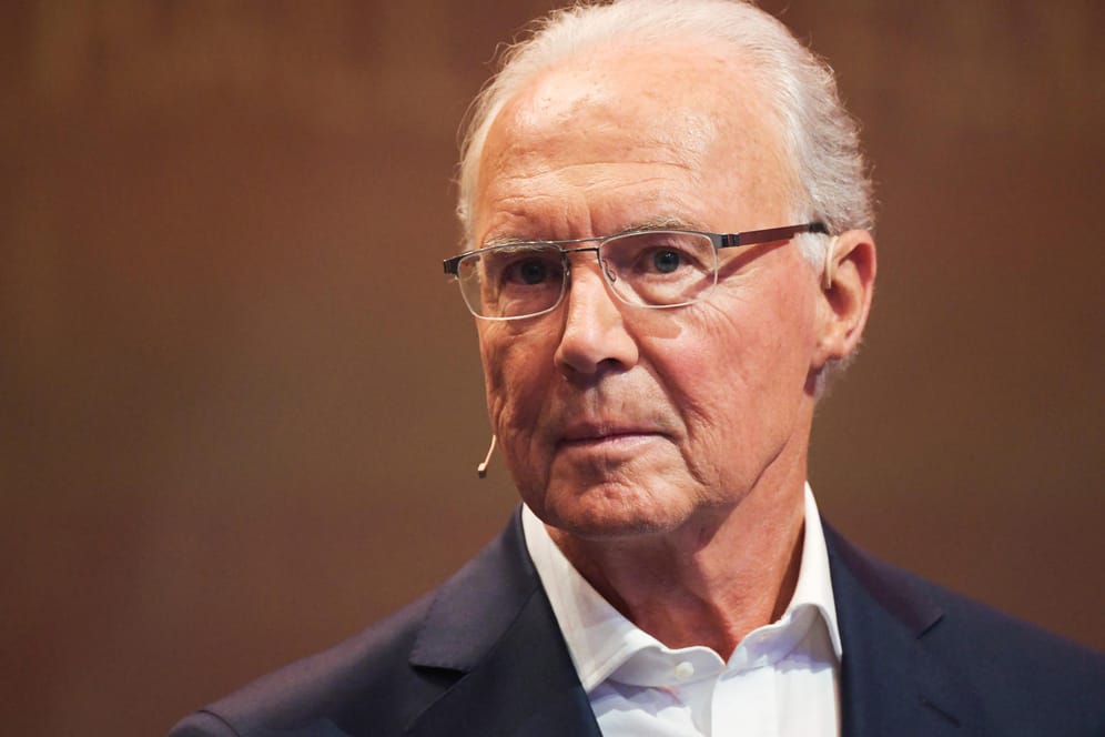 Franz Beckenbauer bei einer Veranstaltung im Fußball-Museum. Der Kaiser traut Lothar Matthäus zu, die Deutsche Nationalmannschaft führen zu können.