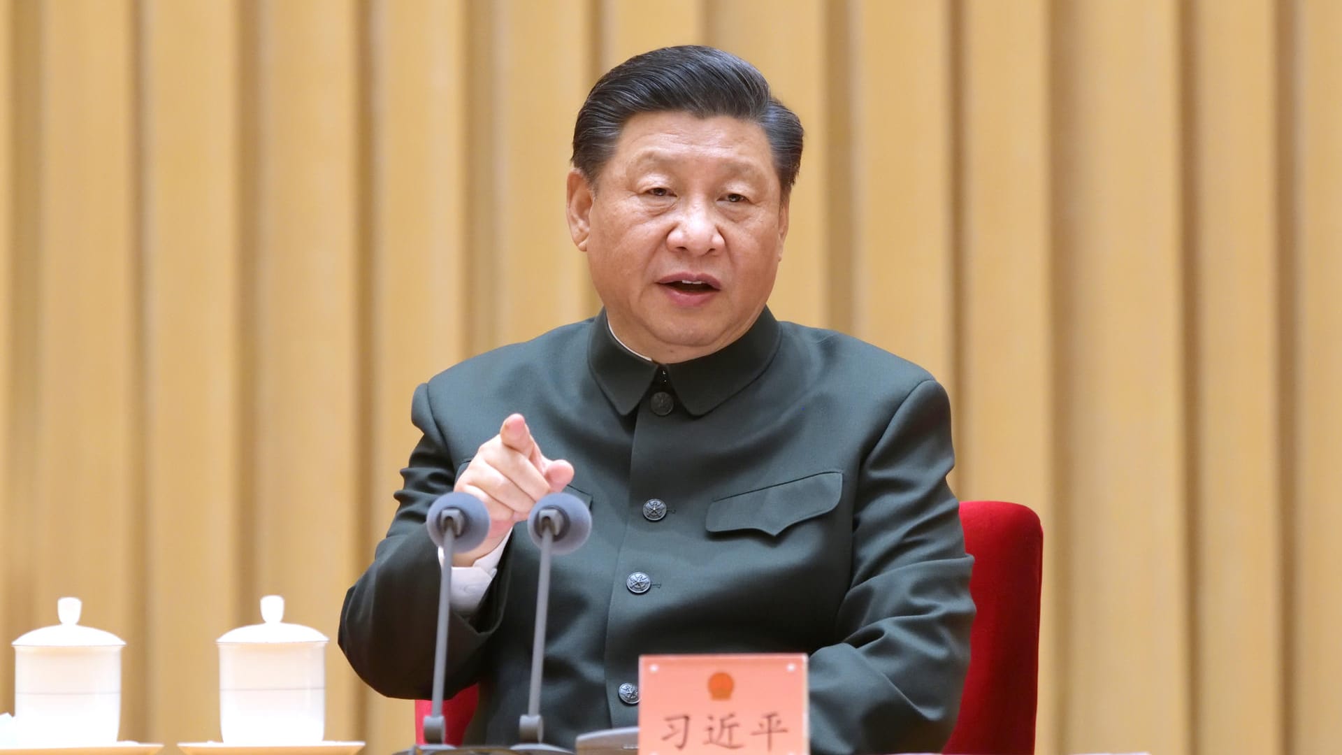 Chinas Präsident Xi Jinping: Das neue Wahlrecht ist der bislang schwerste Schlag gegen die Demokratie in Hongkong. Chinas Präsident Xi Jinping: Das neue Wahlrecht ist der bislang schwerste Schlag gegen die Demokratie in Hongkong.