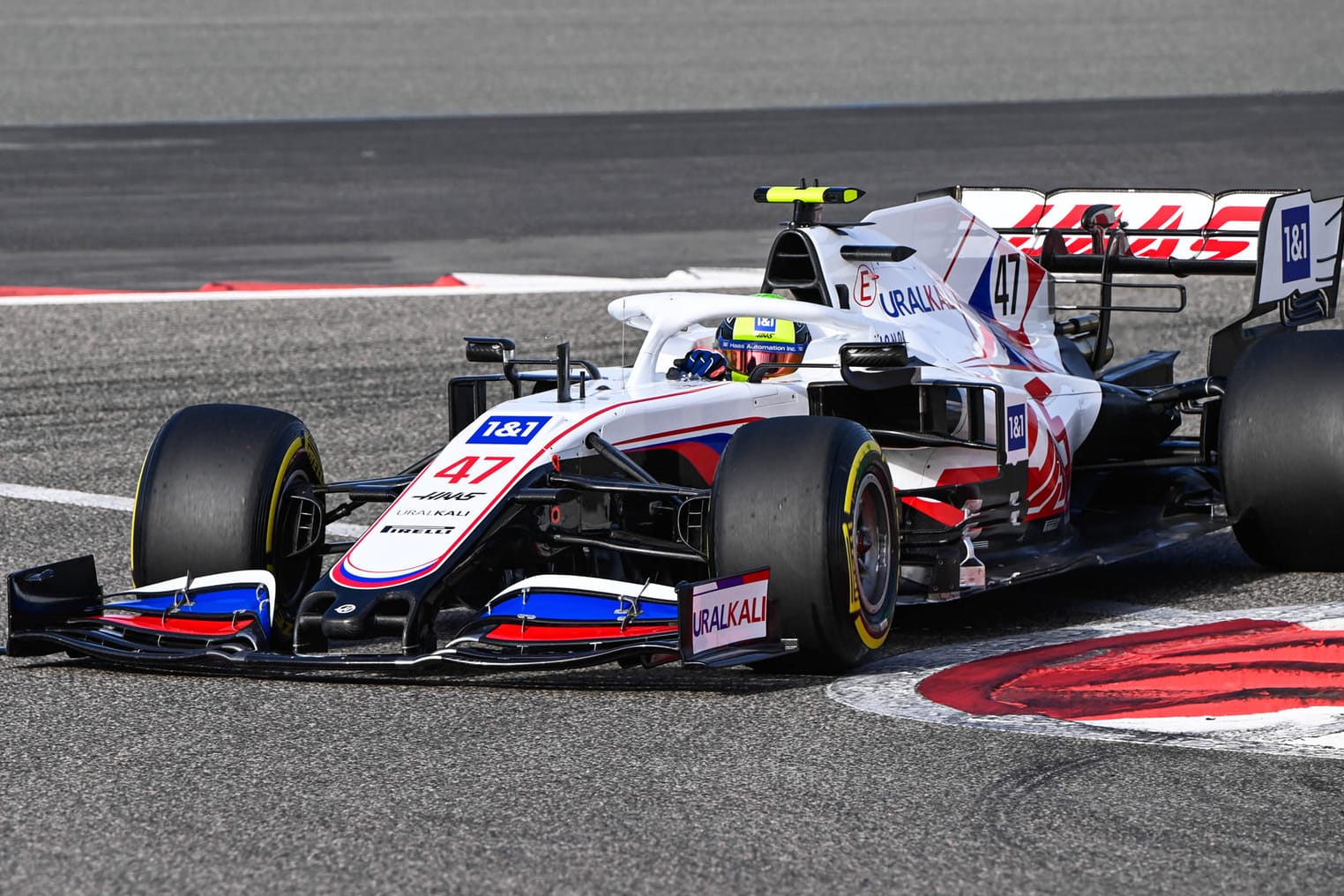 Mick Schumacher auf der Strecke in Bahrain.