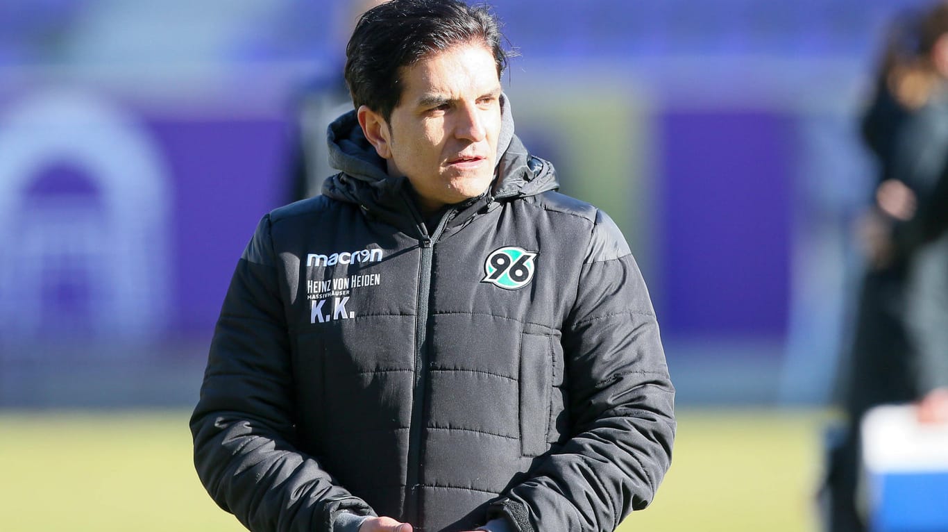 Hannover-Trainer Kenan Kocak: Das Spiel seiner Mannschaft gegen Würzburg musste nun verschoben werden.