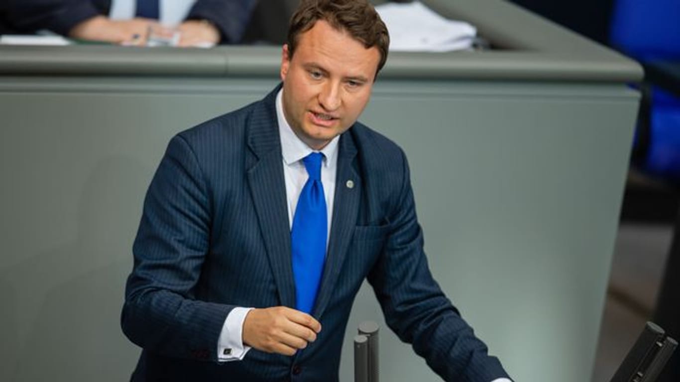 Mark Hauptmann im Bundestag: Der Thüringer CDU-Politiker hat sein Mandat am Donnerstag niedergelegt.