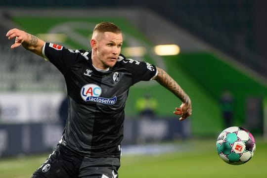 Freiburgs Jonathan Schmid ist mit 274 Einsätzen neuer französischer Bundesliga-Rekordspieler.