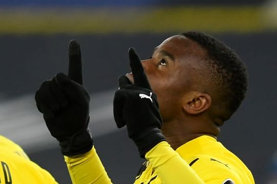 Moukoko erzielte beim 2:0-Heimsieg gegen Hertha BSC das 250.