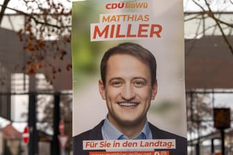 Wahlplakat von Matthias Miller: Ein Tweet über den CDU-Politiker verärgert die Nutzer.