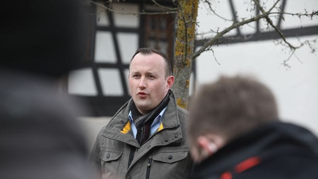 Christian Herrgott, Generalsekretär der CDU Thüringen, bei einem Pressestatement. Christian Herrgott, Generalsekretär der CDU Thüringen, bei einem Pressestatement.