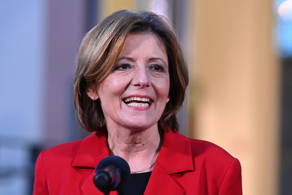 Malu Dreyer, Ministerpräsidentin von Rheinland-Pfalz, geht als Siegerin aus der Landtagswahl 2021 hervor.