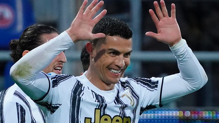Cristiano Ronaldo von Juventus Turin: Der Portugiese erzielte einen Dreierpack.
