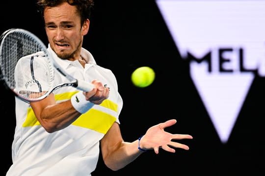 Hat sich auf Platz zwei der ATP-Weltrangliste verbessert: Daniil Medwedew in Aktion.