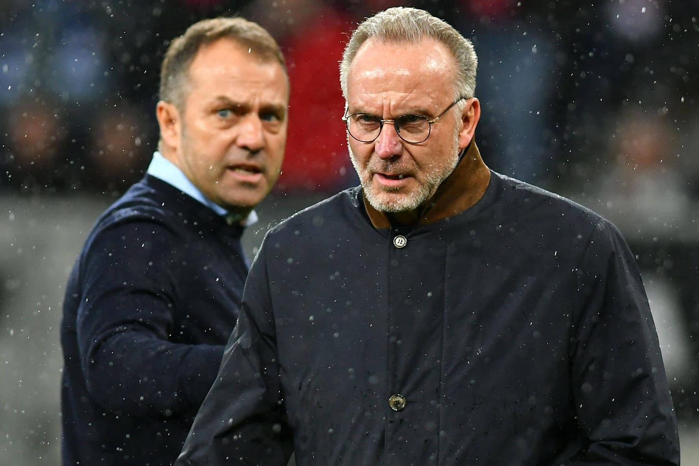 Hansi Flick und Karl Heinz-Rummenigge: noch arbeiten beide zusammen. Hansi Flick besitzt einen Vertrag bis zum Sommer 2023.