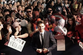 Tom Holland stellt "Spider-Man: Homecoming" 2017 in Seoul vor.