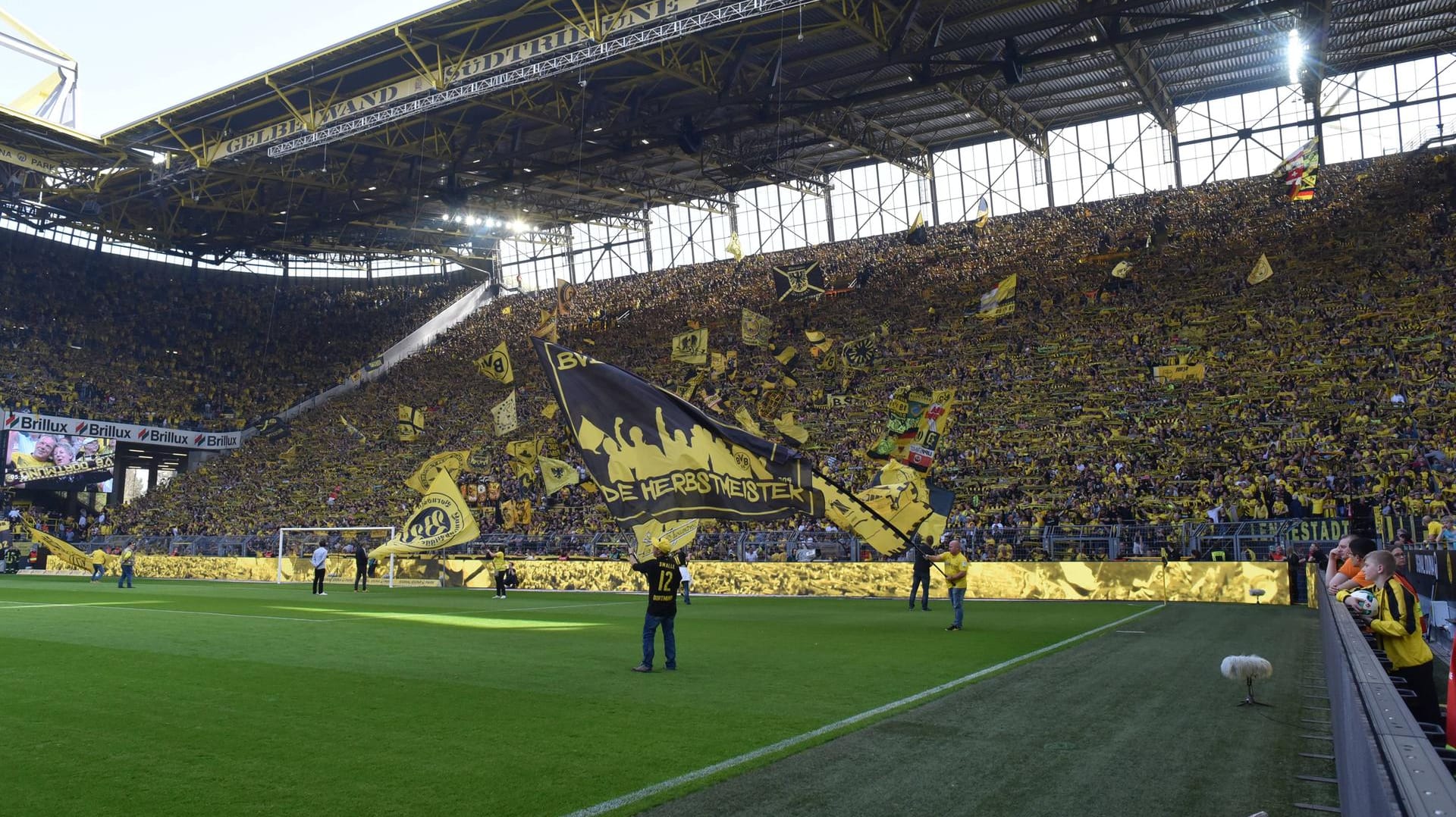 Die "Gelbe Wand" im Signal Iduna Park: Werden die Stadien auch in Zukunft voll sein?