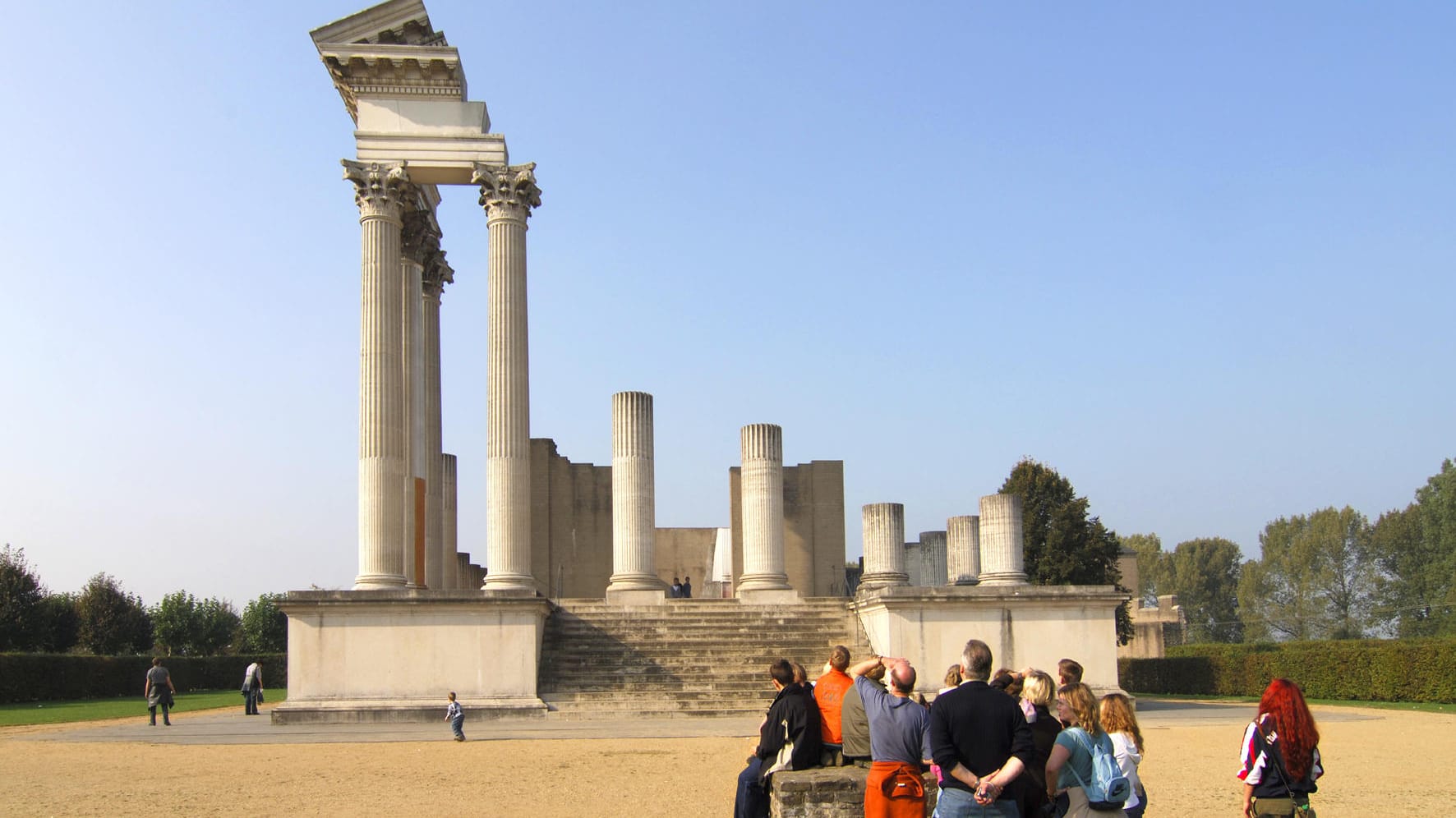 Archäologischer Park: In dem 30 Hektar großen Park erfahren Besucher, wie es in der antiken Stadt aussah.