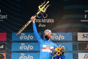 Tadej Pogacar hat die Radfernfahrt Tirreno-Adriatico gewonnen.