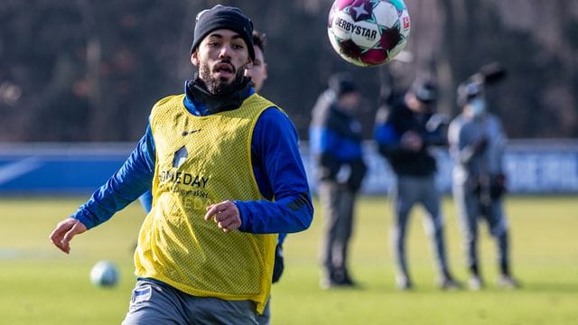 Hertha-Stürmer Matheus Cunha ist wieder fit.