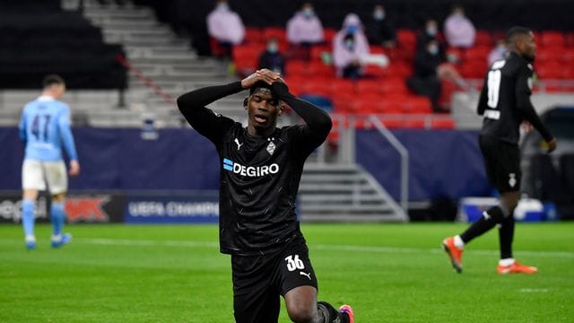 Breel Embolo ist mit den Gladbachern in der Champions League ausgeschieden.