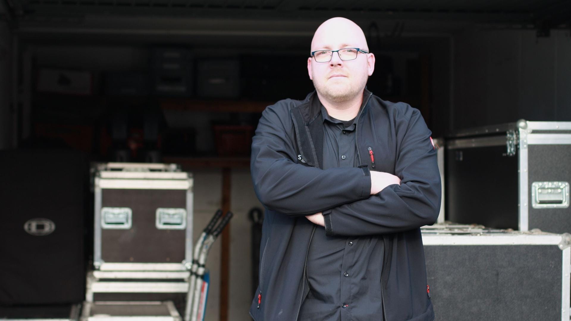 Manuel Michelt, Geschäftsführer des Veranstalters MS Musik, hat sein Equipment auf unbestimmte Zeit eingelagert. Manuel Michelt, Geschäftsführer des Veranstalters MS Musik, hat sein Equipment auf unbestimmte Zeit eingelagert.