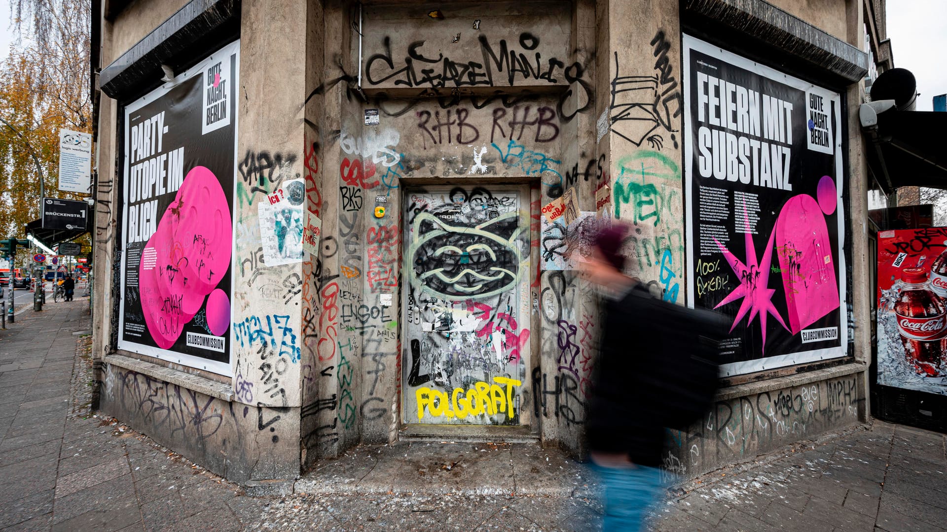 Das Häusereck des KitKat Clubs in Berlin: Nach einem Jahr im Corona-Lockdown suchen die Berliner Clubs nach Perspektiven für eine Öffnung. Das Häusereck des KitKat Clubs in Berlin: Nach einem Jahr im Corona-Lockdown suchen die Berliner Clubs nach Perspektiven für eine Öffnung.